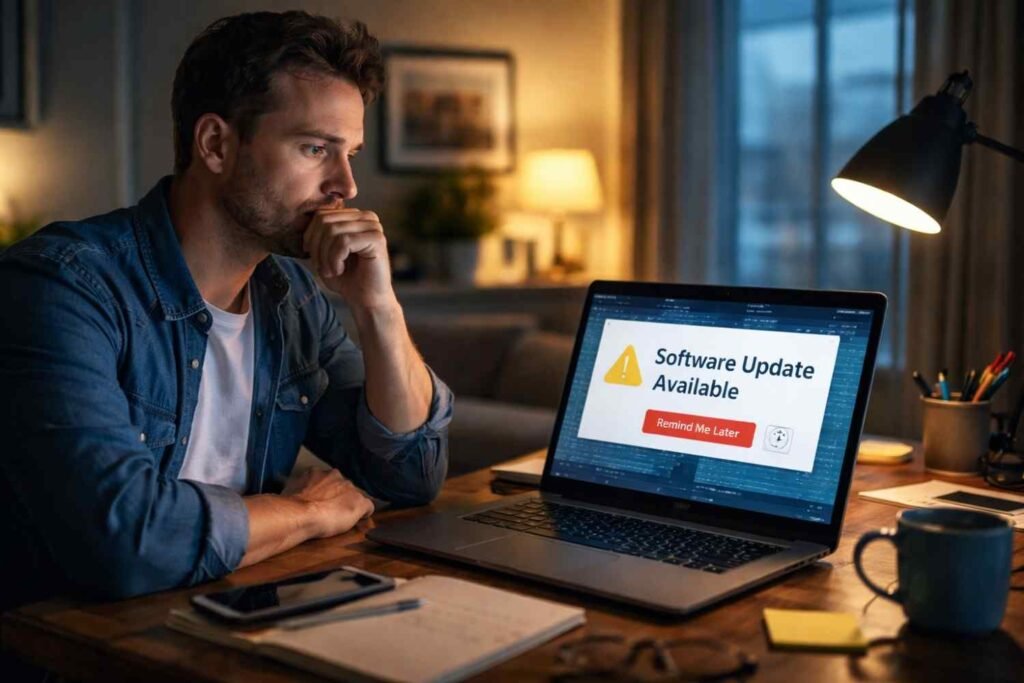 Delaying Software Updates and Patch Management